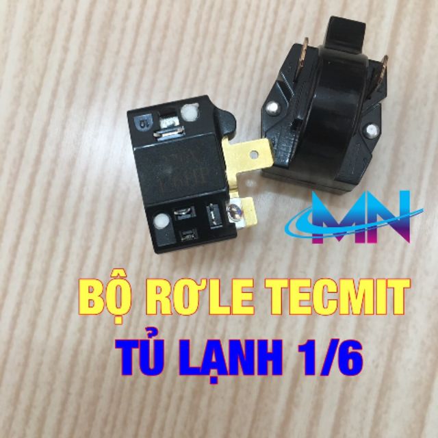 Bộ Role Tecmit block tủ lạnh dẹt 1/6 (Bao gồm rơle và tẹcmit)