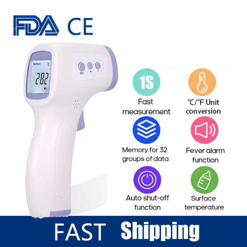 Nhiệt kế hồng ngoại đa chức năng cho bé không tiếp xúc