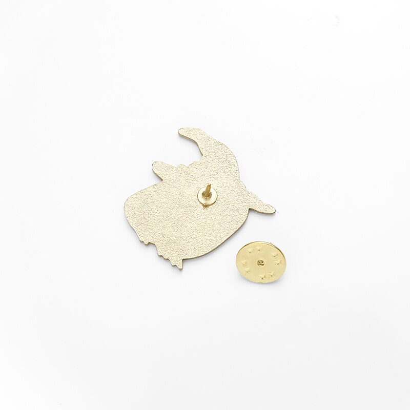 Ghim cài áo QIHE JEWELRY hình chú ếch hoạt hình đáng yêu