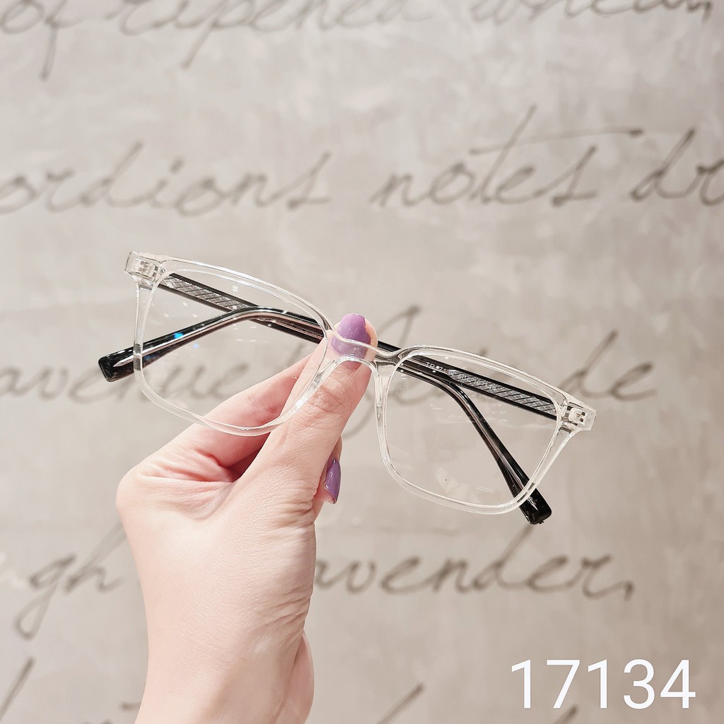 Gọng kính vuông nam nữ LILYEYEWEAR chất liệu nhựa cứng cáp phù hợp nhiều khuôn mặt 17134 | BigBuy360 - bigbuy360.vn