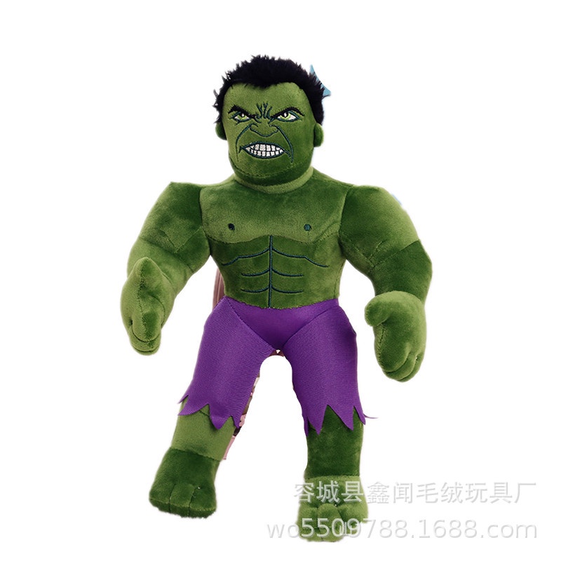 Búp Bê Nhồi Bông Hình Nhân Vật Hulk Trong The Avengers Cho Bé