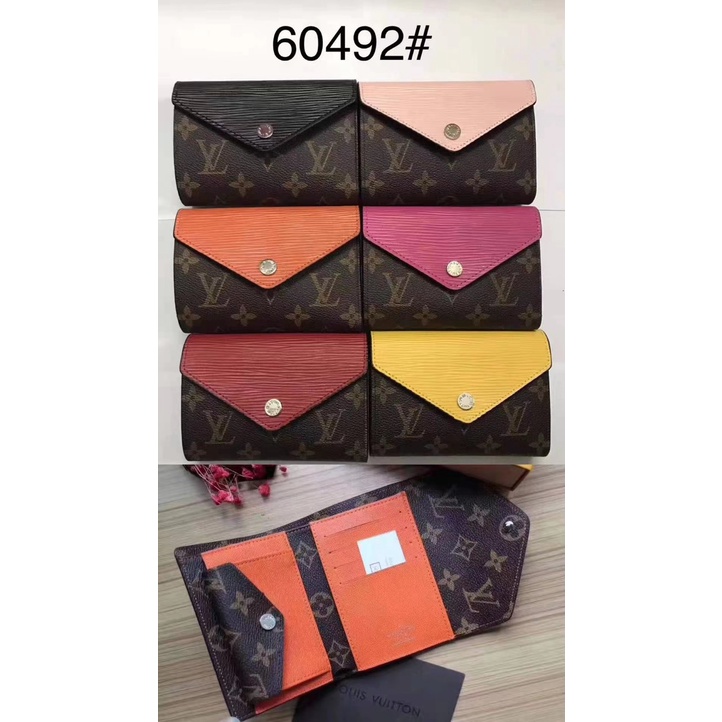 Ví LV các màu, nhỏ xinh full box nhiều ngăn tiện nhiều màu da tăm mướt đẹp lắm luôn