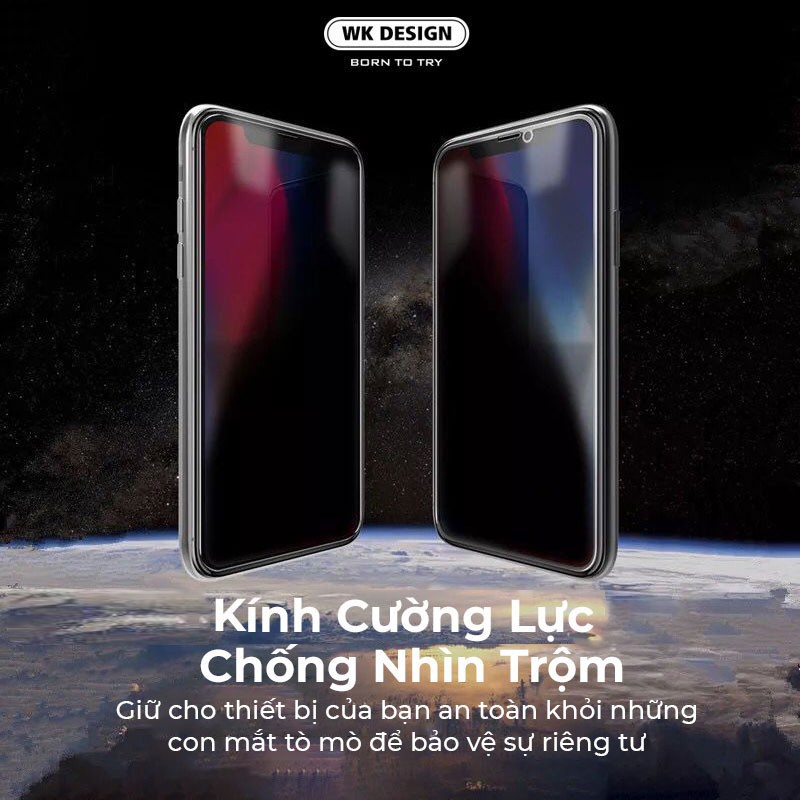 Kính cường lực chống nhìn trộm kingkong Iphone 14 Pro max 7 8 Plus X Xs max 11 Pro max 12 12 Pro max 13 Promax KHÔNG HỘP