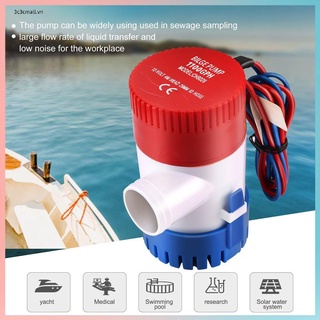 ✨chất lượng cao✨12V Vacuum Water Pump Submersible Marine Boat Bilge Pump 1100GPH Water Pump
