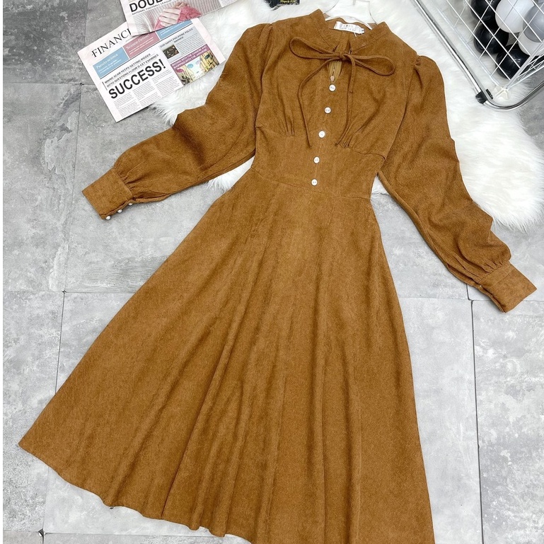 Đầm [váy] nữ hàng thiết kế dự tiệc, tiệc cưới, đi chơi thiết kế dáng dài sang trọng chất dạ nhung cao cấp | BigBuy360 - bigbuy360.vn