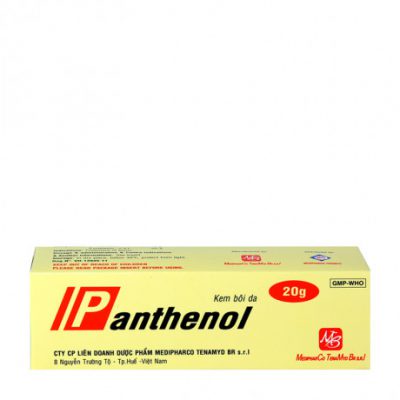 Kem bôi da panthenol 20g ( Dexpanthenol 5%) Giảm ngứa da, dịu da, bỏng da, cháy nắng