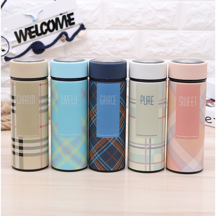 Bình đựng nước giữ nhiệt dung tích 500ml có 5 lớp có lớp lọc lưới để pha trà