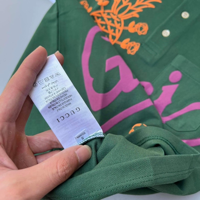 Áo polo nam Gc dứa hình in nổi bản Spf chất đẹp mới hot trend 2022 - Thun cổ bẻ