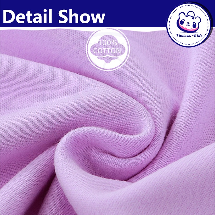 [THOMAS KIDS] Áo Thun Cotton Tay Dài Họa Tiết Sọc Thời Trang Dành Cho Bé Trai Và Bé Gái 1-6 Tuổi