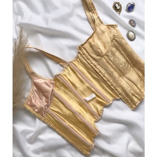Áo corset màu vàng 2hand
