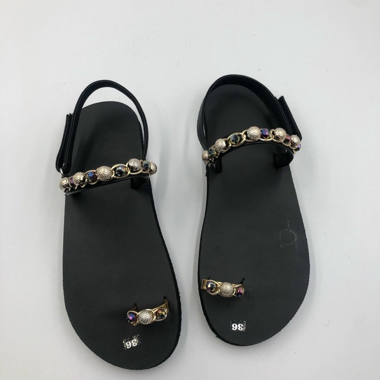 Giày xăng đan dép xăng đan nữ cườm a 26 - sandal đồng nai
