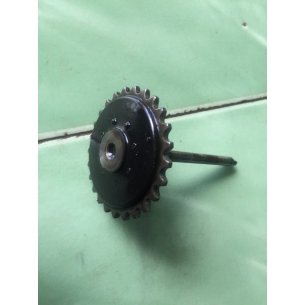 Bộ bánh xe và ty bơm nhớt Wave100 hay Dream hàng rã theo xe Zin