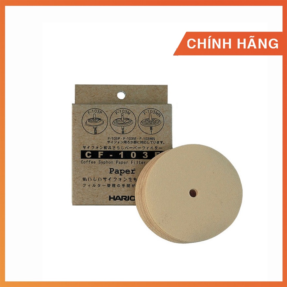 Giấy lọc cà phê bình Syphon Hario CF-103E