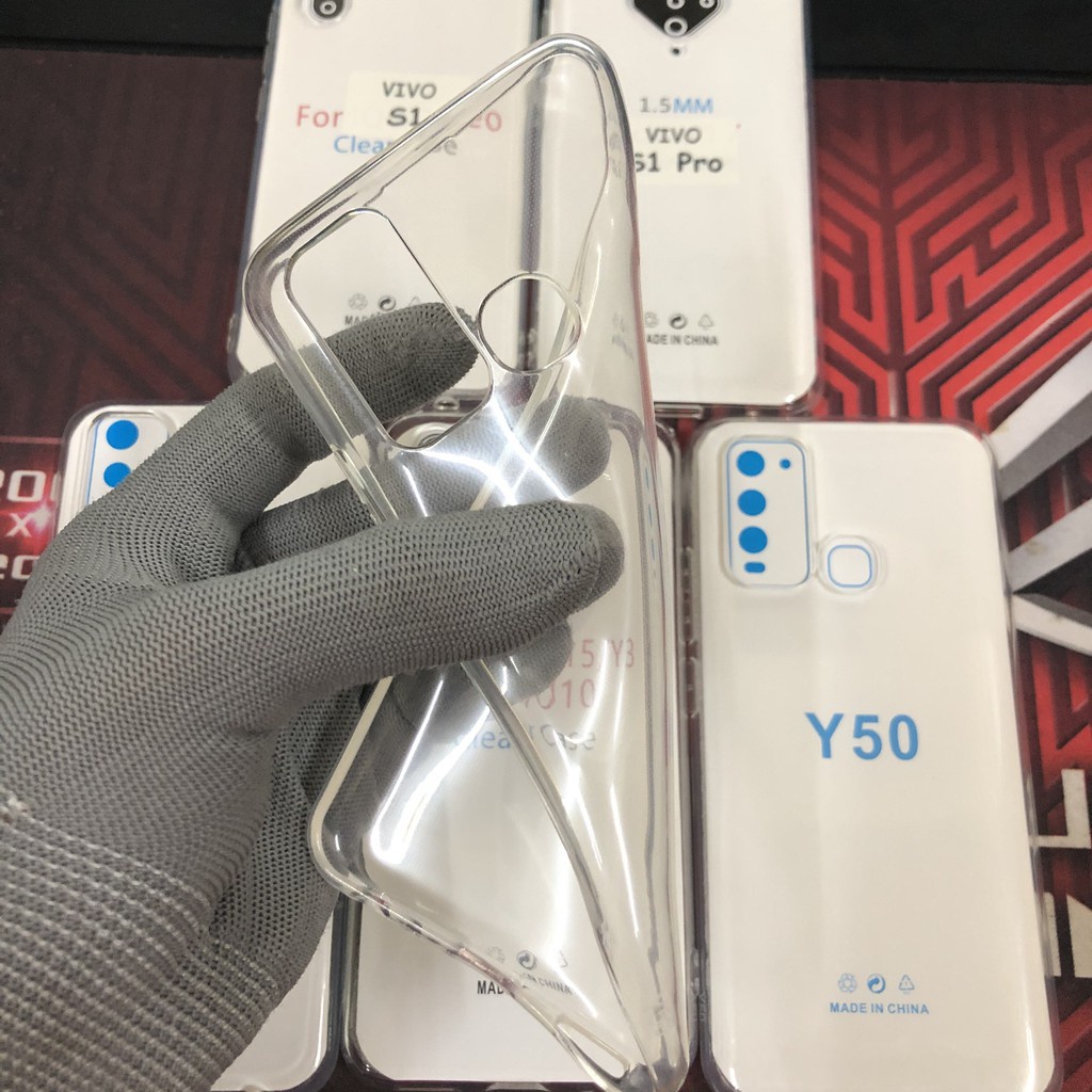 Ốp Lưng Vivo dẻo trong suốt Full dòng dành cho ViVo Y36 V25/ V25e Y21 Y21s Y20 Y20s V19 V20 V21 V17 S1 Pro V15