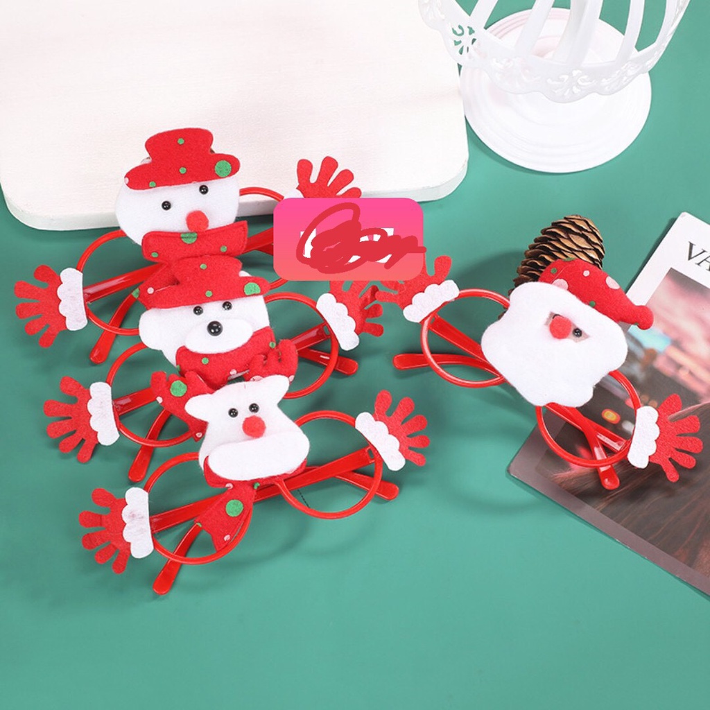 Kính noel/ giáng sinh siêu dễ thương mẹ sóc