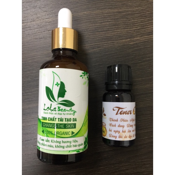 Tinh chất tái tạo da loha beauty 50ml tặng toner