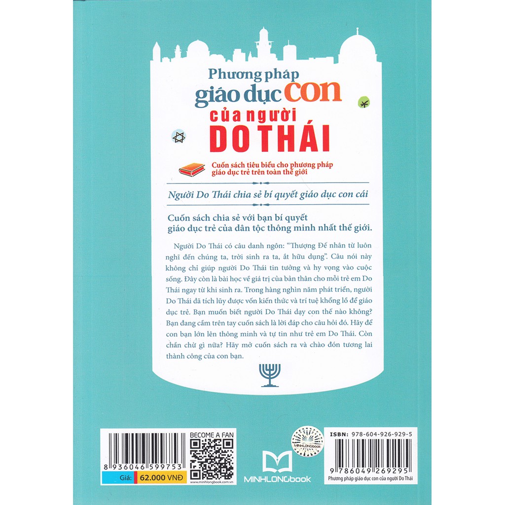 [Mã LTBAUAB25 giảm 7% đơn 99K] Sách gốc bản quyền - Phương pháp giáo dục con của người Do Thái