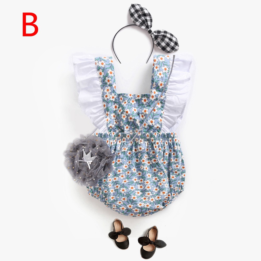 Áo Liền Thân Sanlutoz Họa Tiết Thời Trang Mùa Hè Dành Cho Bé Gái