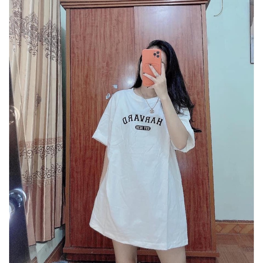 Áo thun unisex nam nữ tay lỡ form rộng in hình chữ CaMa Store M250