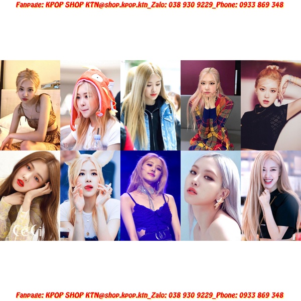 CARD BO GÓC ROSÉ BLACK PINK