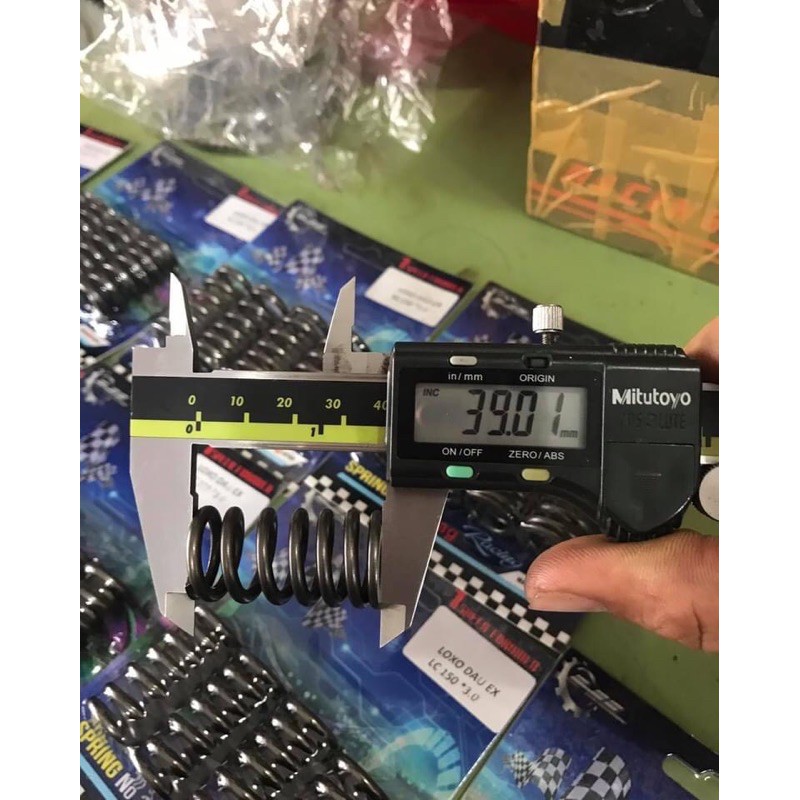 Lò xo đầu HL Racing thép nhật cho Ex150, có thể gắn cho Ex135 xài lông đền chân dày