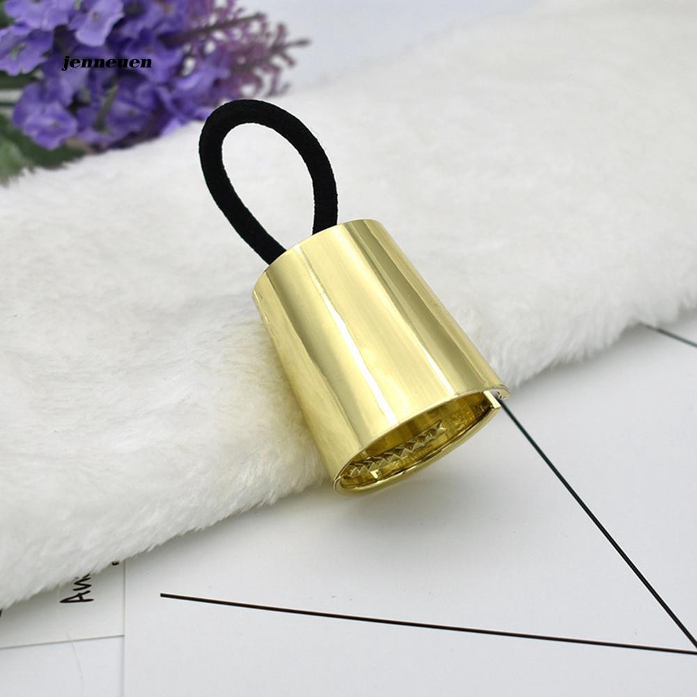 [Hàng mới về] Dây cột tóc đuôi ngựa dạng sừng hợp kim độc đáo cho nữ