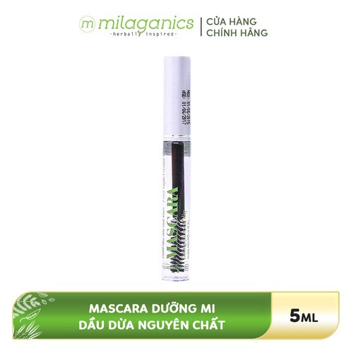Combo Mascara Dưỡng Mi Dầu Dừa MILAGANICS 5ml + Tinh Chất Dưỡng Môi Lip Gloss MILAGANICS 5ml | BigBuy360 - bigbuy360.vn