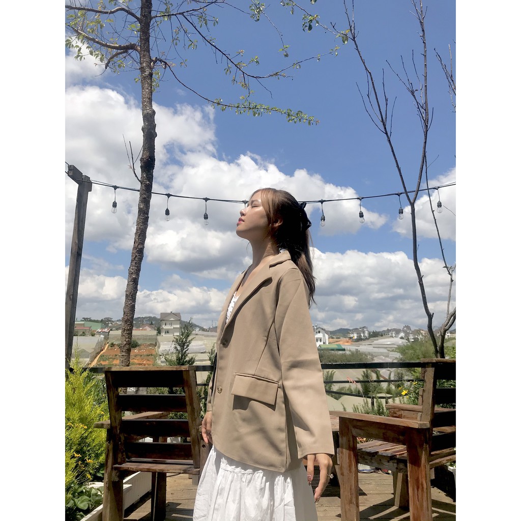 ÁO BLAZER 2 LỚP TÚI NẮP STYLE HÀN QUÔC CỰC KÌ XINH | BigBuy360 - bigbuy360.vn