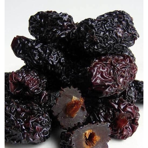Táo đen sấy khô hộp 500g.