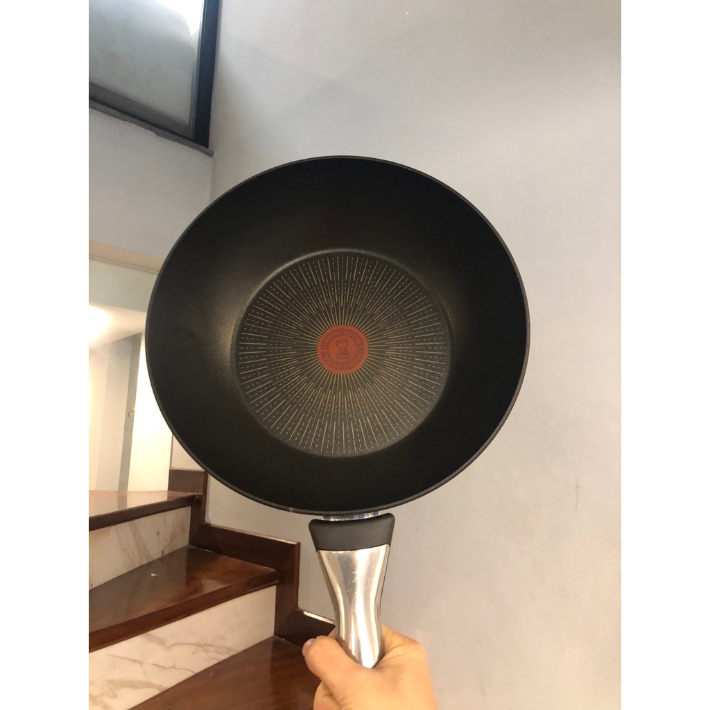 Chảo sâu lòng Tefal G26919 Excellence Wok 28 cm [Made in France]