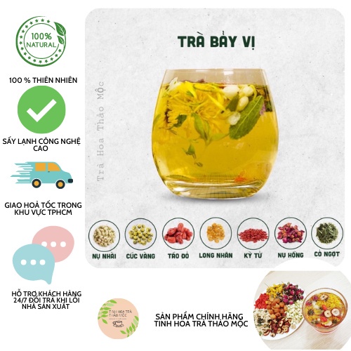 Trà hoa các loại 1 gói dùng thử Tinh Hoa Trà Thảo Mộc Món Qùa Từ Thiên Nhiên