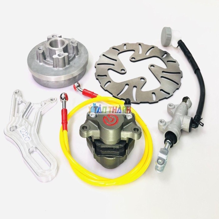 Bộ Đĩa Sau Sirius Heo Rembo Xám Đĩa 220Mm V2 MS1256