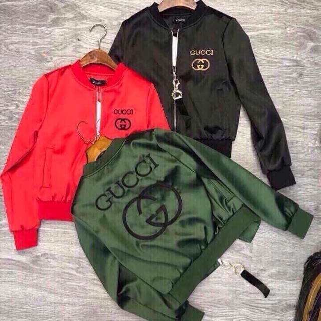 Áo khoác dù nữ in chữ G sau lưng- ảnh thật | BigBuy360 - bigbuy360.vn