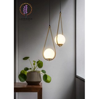 Đèn thả quả cầu moonlight cao cấp.hình giọt nước