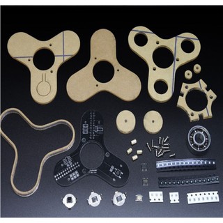 Con Quay Đồ Chơi Fidget Spinner Led Điện Tử Diy