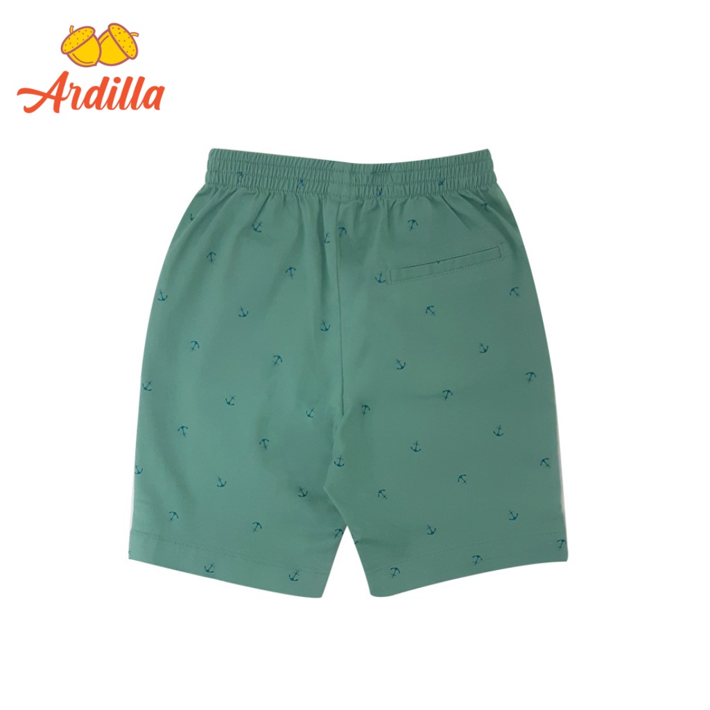 Quần Short Kaki Bé Trai ARDILLA Hoạ Tiết Xinh Xắn, Vải Cotton Co Giãn Tốt, Thoải Mái Vận Động Cho Bé 4-13 Tuổi KT172BS21