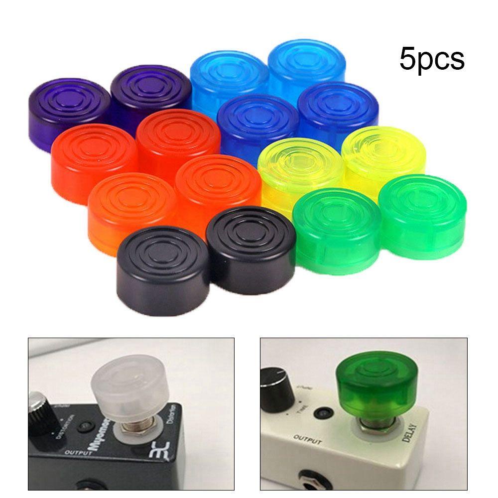 Set 5 Bàn Đạp Hiệu Ứng Đàn Guitar Bằng Nhựa Màu Sắc Ngọt Ngào