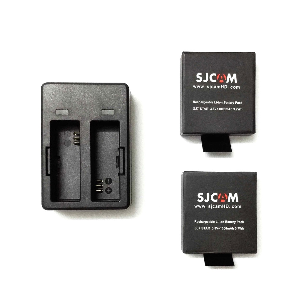 Combo sạc đôi + 2 pin cho Sjcam SJ7 STAR