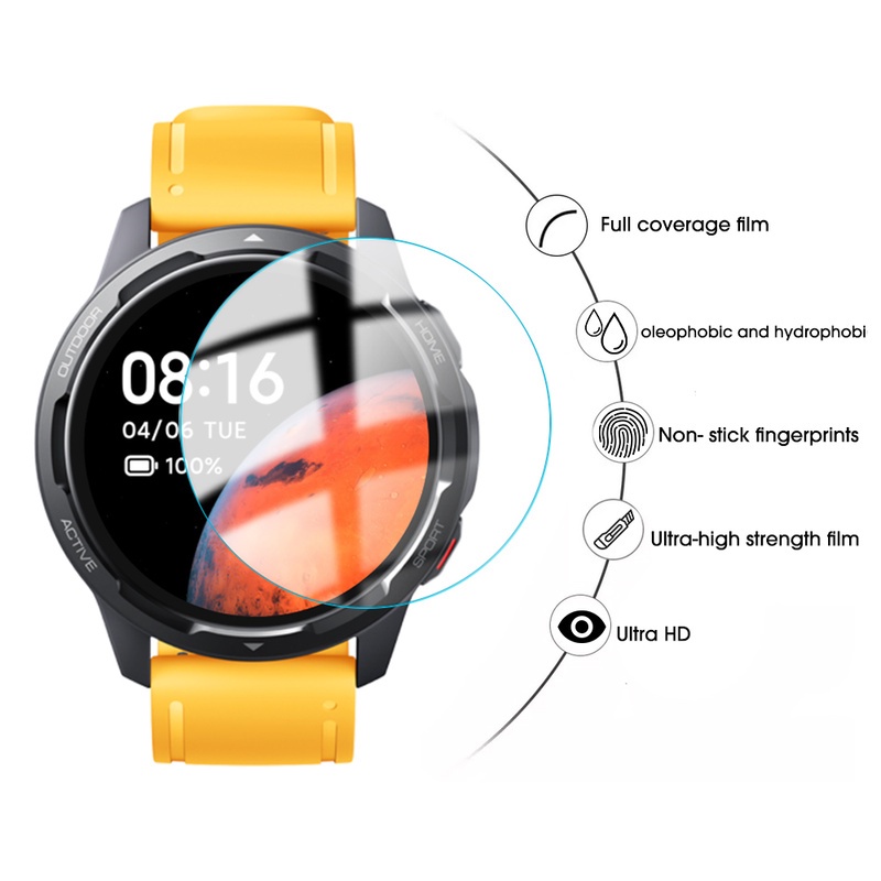 Kính Cường Lực Trong Suốt HD Bảo Vệ Màn Hình Chống Trầy Cho Xiaomi Watch S1 Active