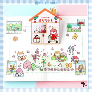 🔻Set 40 miếng dán Sticker cô gái dễ thương