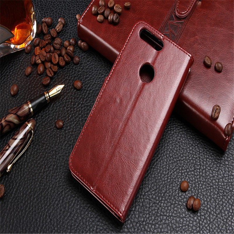 Dirt trường hợp kháng Đối với Huawei Honor 8 9 Lite PU Leather Wallet Điện thoại Bag Bìa