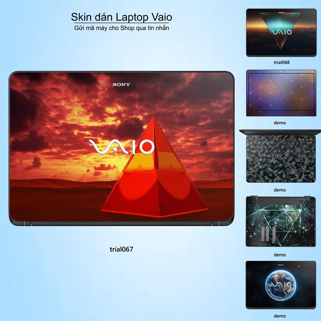 Skin dán Laptop Sony Vaio in hình Đa giác _nhiều mẫu 12 (inbox mã máy cho Shop)