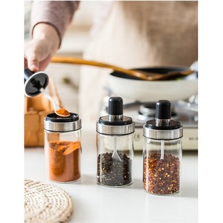 Hũ gia vị kèm thìa thông minh Cookit 250ml