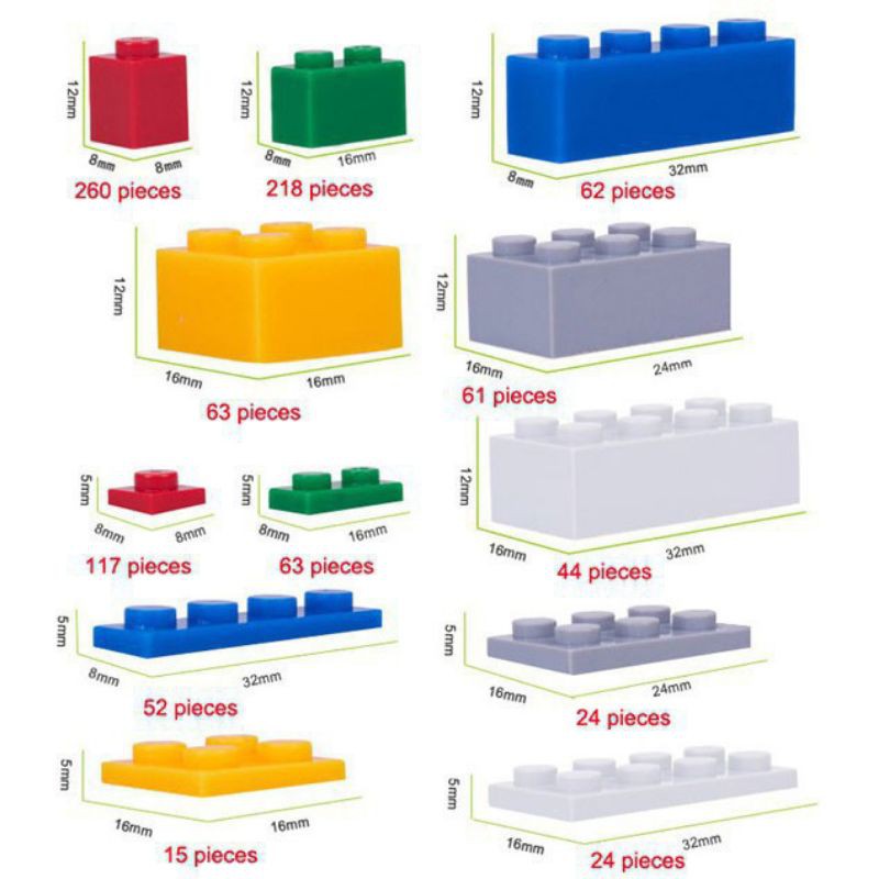 BỘ ĐỒ CHƠI LEGO 1000 CHI TIẾT CHO CÁC BÉ PHÁT TRIỂN TRÍ TUỆ