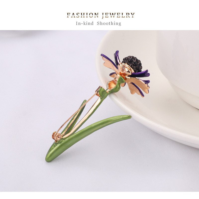 Cài áo thời trang hình hoa cúc 3D xinh xắn GC200