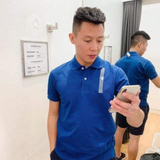 Áo polo gai nam uni