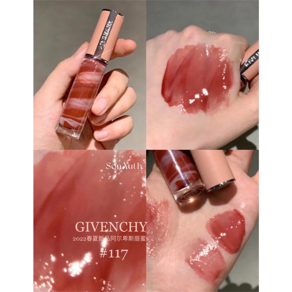 Son dưỡng Givenchy Rose Perfecto Liquid Balm - 117 Chilling Brown