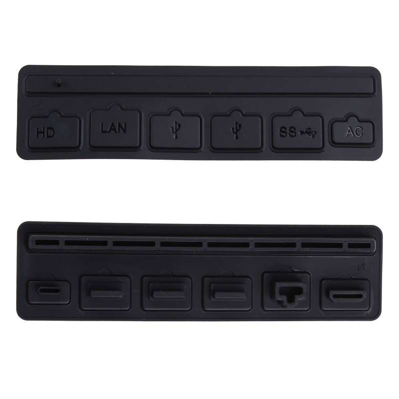 Set 6 Nút Bịt Ổ Cắm USB Bằng Silicone Chống Bụi Tiện Dụng