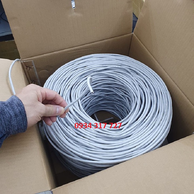 Dây cáp mạng LS Vina Cat5e UTP chính hãng, GIÁ đã bao gồm VÁT, đồng nguyên Chất