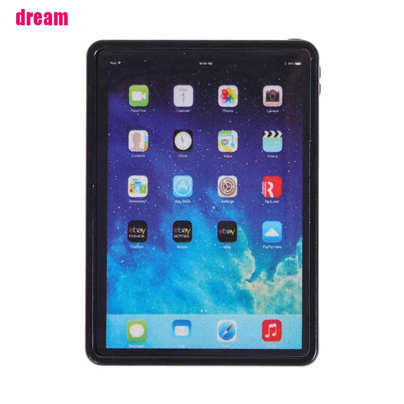 Mô Hình Máy Tính Bảng Mini Tỉ Lệ 1: 12 Trang Trí Nhà Búp Bê